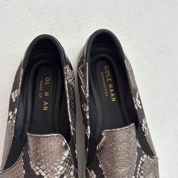 Cole Haan Grand Series Snake Leather Slip On Sneakers Women’s Size 9 - Picture 5 of 9